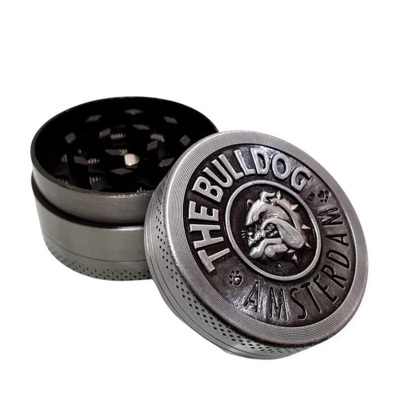 Grinder Polinizador Metal Bulldog Silver 40 mm.