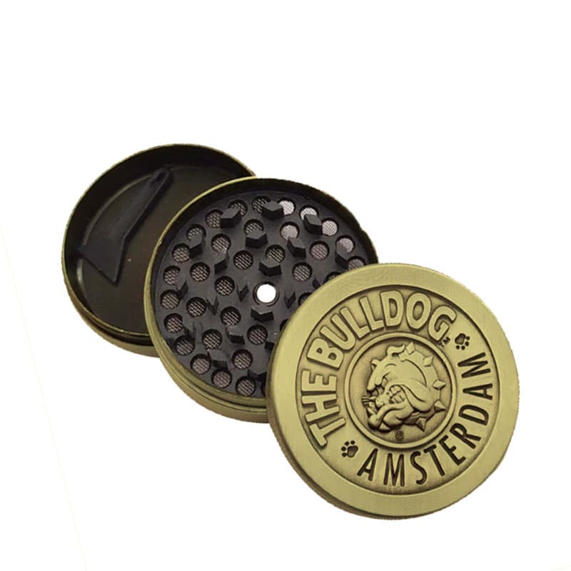 Grinder Polinizador Metal Bulldog Gold 50 mm.
