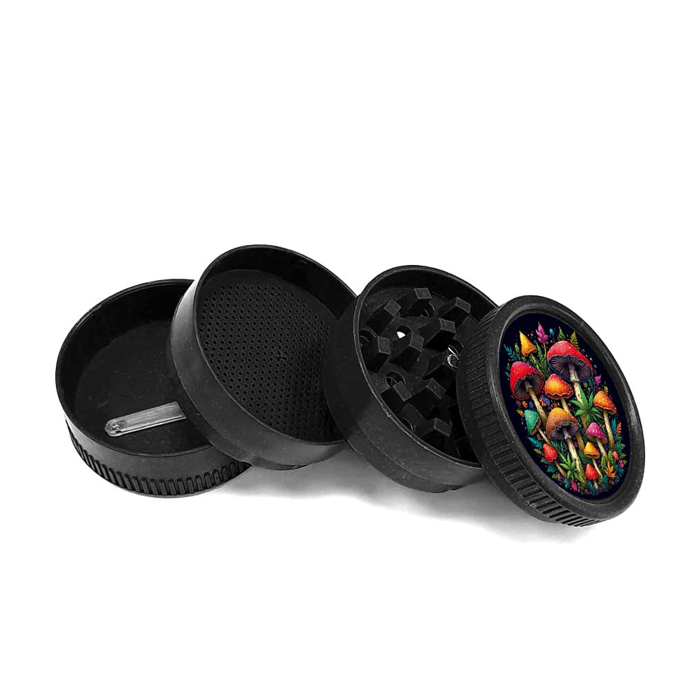 Grinder Polinizador Hemp Biodegradable 55 mm. Mushroom
