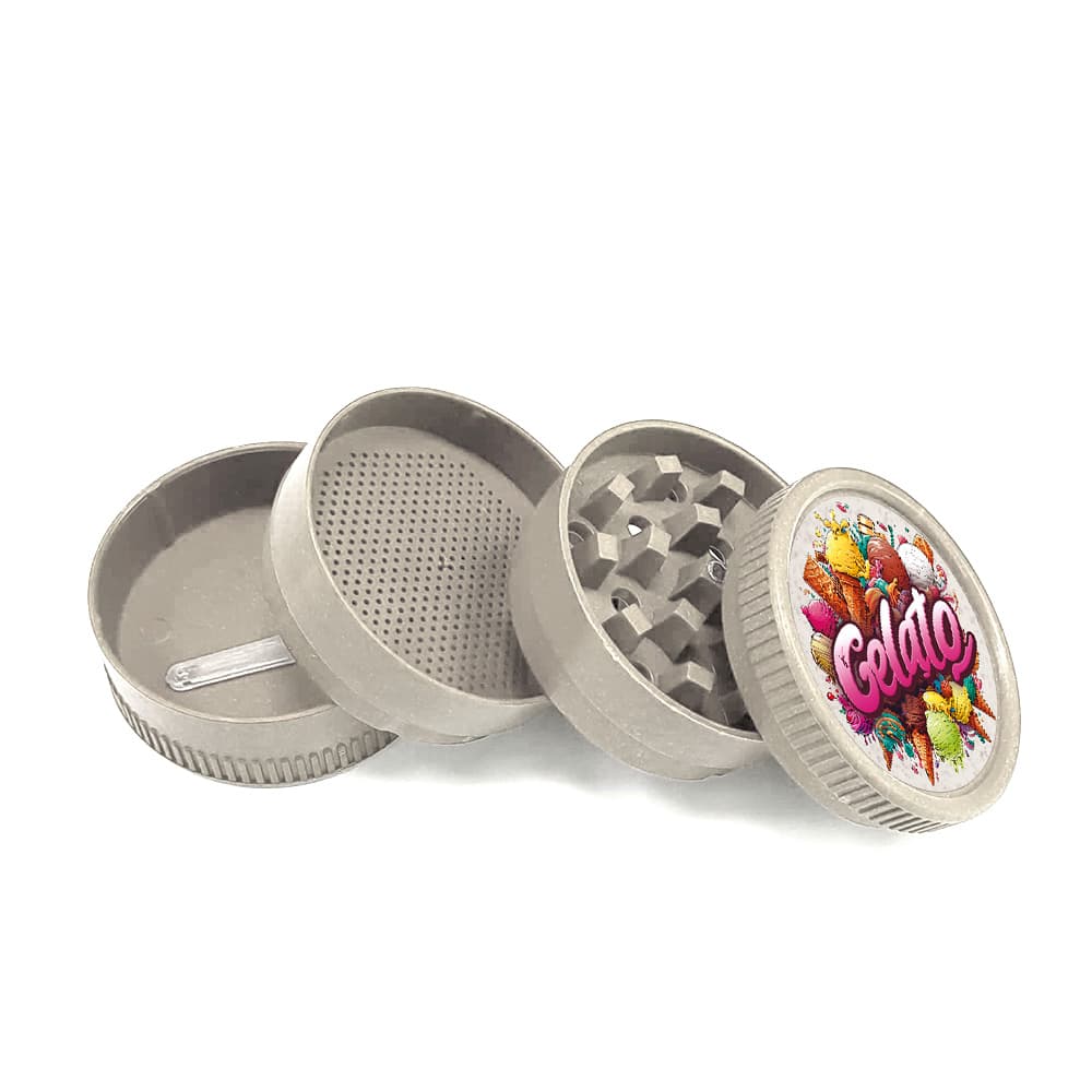 Grinder Polinizador Hemp Biodegradable 55 mm. Gelato