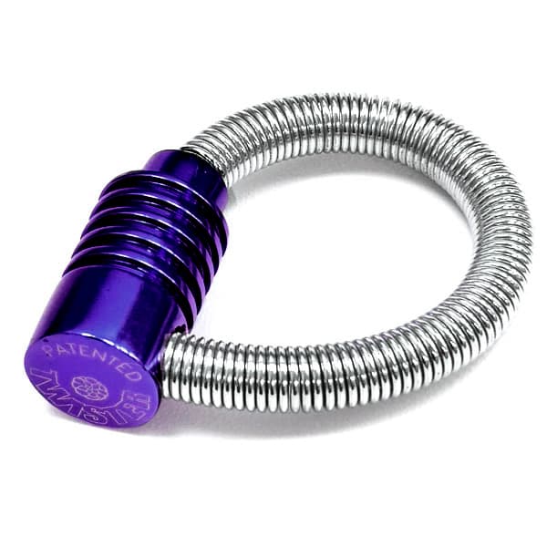 Pipa Metal Muelle Twister S 9.5 cm. Lila