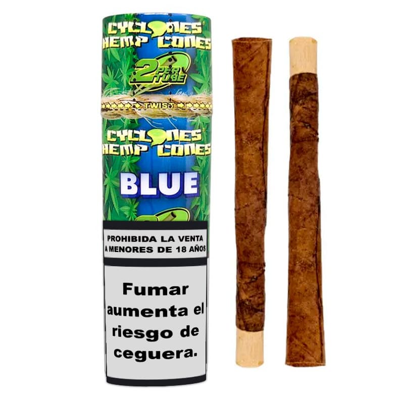 Blunts Cyclones Hemp Blue Arandanos 2 ud.