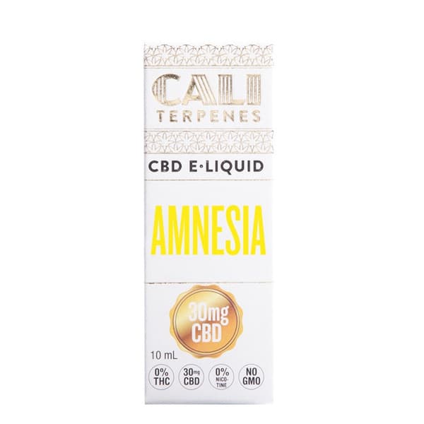 CBD E-Liquid Cali Terpenes Amnesia 30 mg. 10 ml.