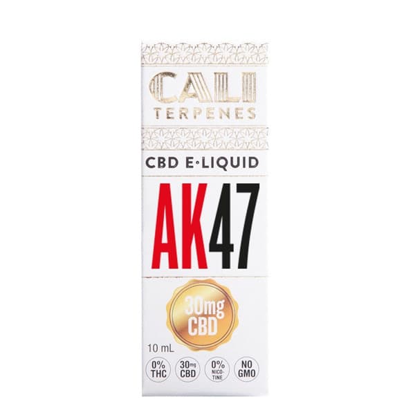CBD E-Liquid Cali Terpenes Ak 47 - 30 mg. 10 ml.