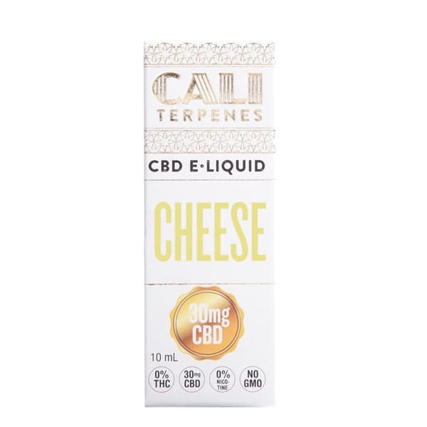 CBD E-Liquid Cali Terpenes Cheese 30 mg. 10 ml.