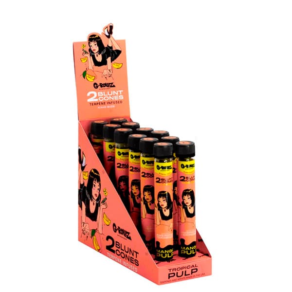 Blunts Cones G-Rollz Hemp Mango Pulp 2 ud.