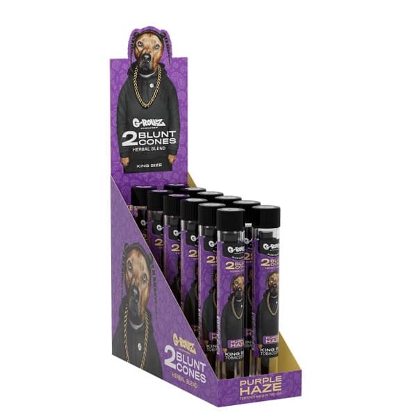 Blunts Cones G-Rollz Hemp The Dog Purple Haze 2 ud.
