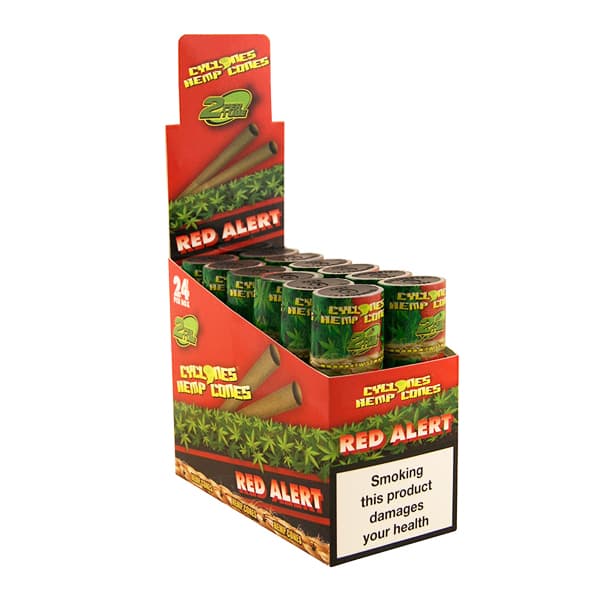 Blunts Cyclones Hemp Red Alert 2 ud.