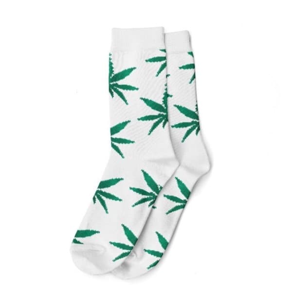 Calcetines Cannabicos Hombre White Laeves