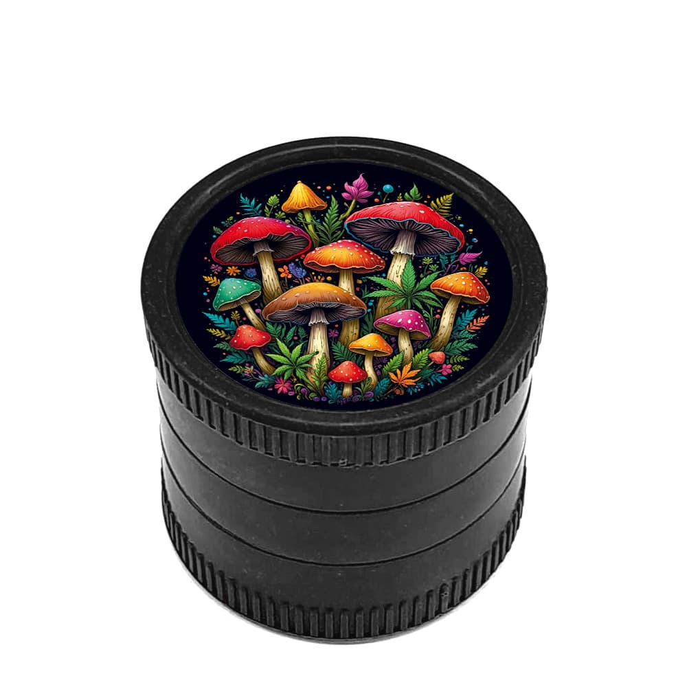 Grinder Polinizador Hemp Biodegradable 55 mm. Mushroom