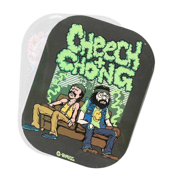 Iman Nevera Tapa para Bandeja Metal 18x14 cm. G-Rollz Cheech & Chong In da Chair