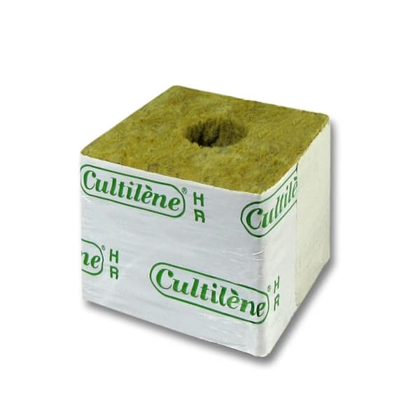 Taco Lana Roca 10 x 10 x 6.5 cm. Agujero 28 mm.