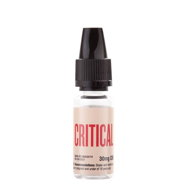 CBD E-Liquid Cali Terpenes Critical 30 mg. 10 ml.