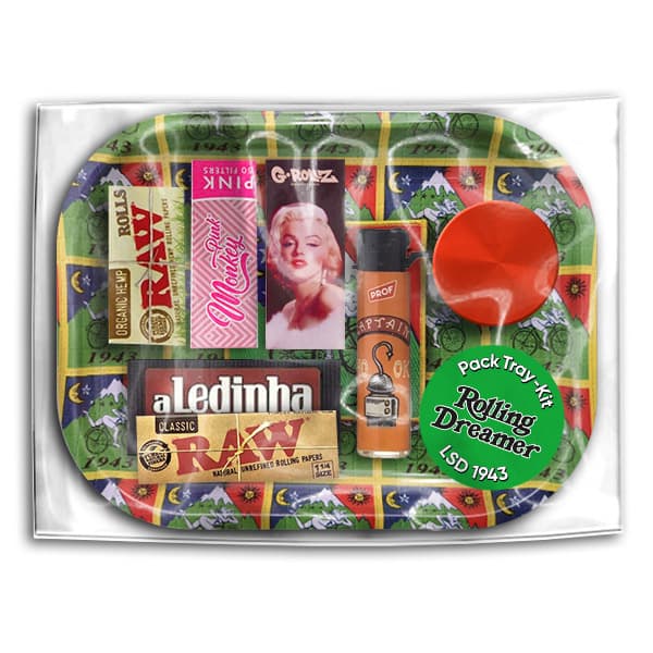 Pack Tray Kit 18x14 cm. Rolling Dreamer LSD 1943