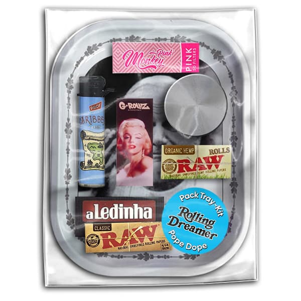 Pack Tray Kit 18x14 cm. Rolling Dreamer Pope Dope