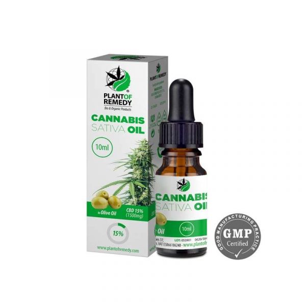 Aceite de Oliva 15% CBD 10ml | Plant of Remedy