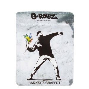 Bolsa Antiolor Banksy Flower Thrower 65x85 mm. Pack 10 ud