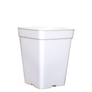 Maceta Cuadrada Blanca
